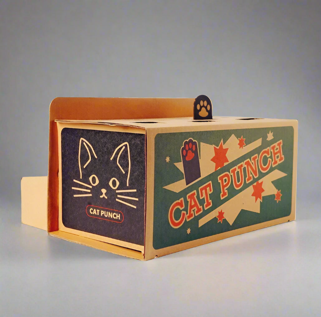 Katzen Spielbox aus Karton