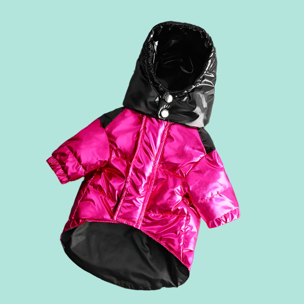 Warme Daunenjacke für Hunde