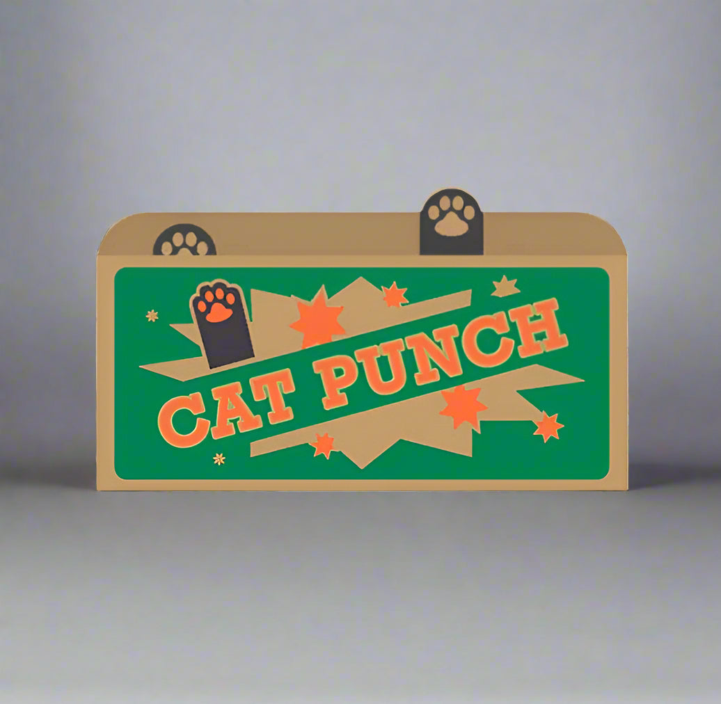 Katzen Spielbox aus Karton