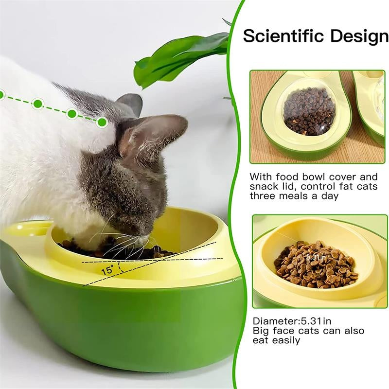 2 in 1 Avocado Futternapf und Anti-Schling Napf für Haustiere