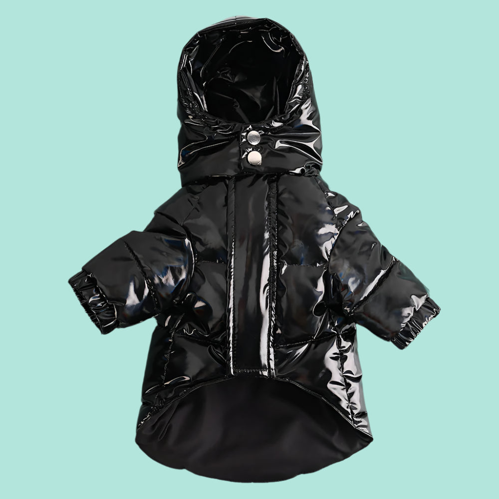 Warme Daunenjacke für Hunde