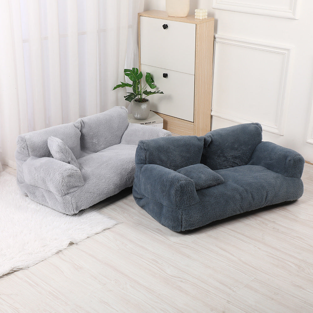 Kuscheliges Haustiersofa mit Anti-Rutsch-Funktion