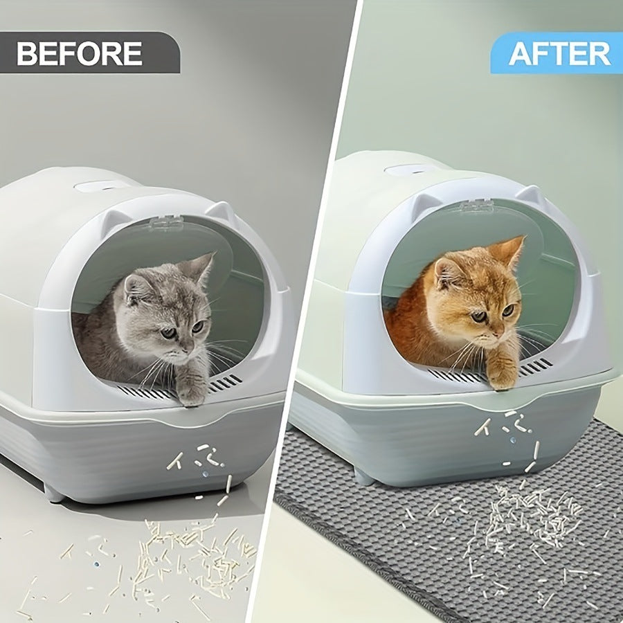 Katzenstreu-Matte mit doppelter Schicht