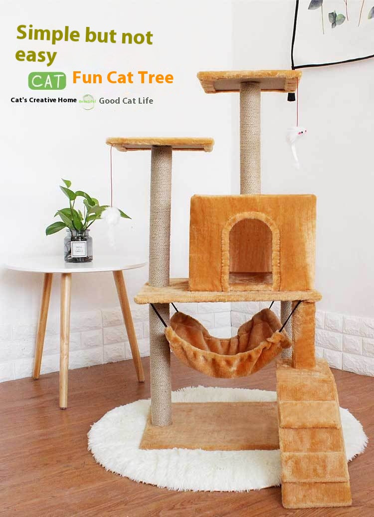Kratzbaum mit Kletter- und Spielspaß für Katzen