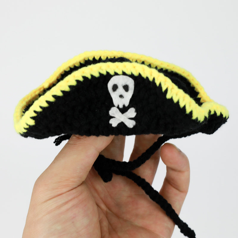Piraten Hut für Haustiere Handgemacht
