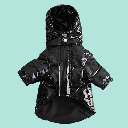 Warme Daunenjacke für Hunde