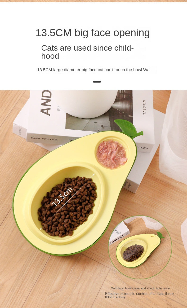 2 in 1 Avocado Futternapf und Anti-Schling Napf für Haustiere